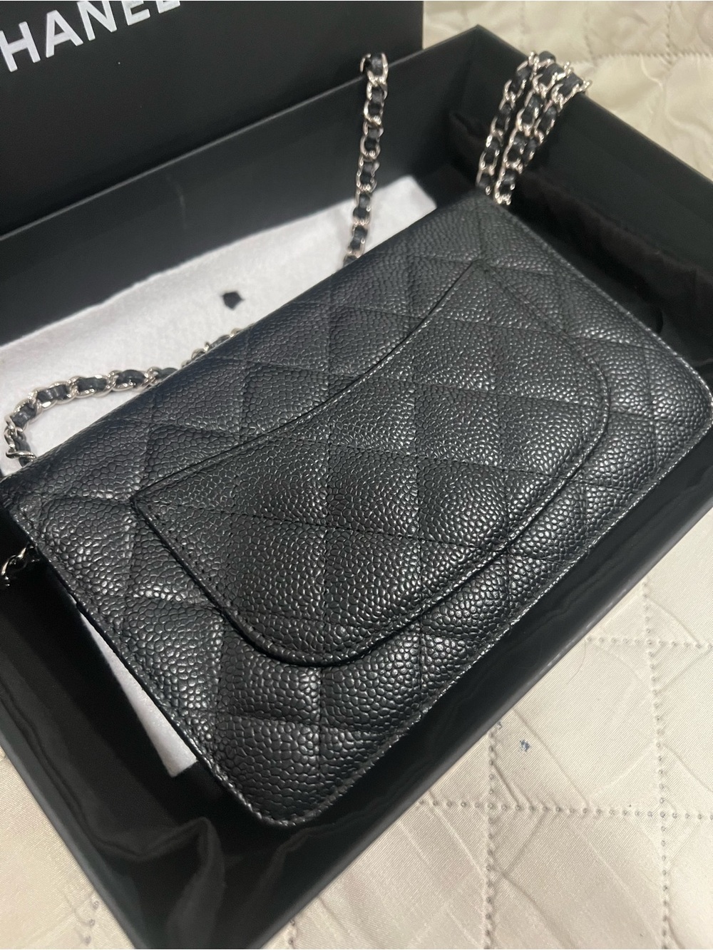 Chanel Classic Caviar WOC Crossbody - Picture 7 of 10